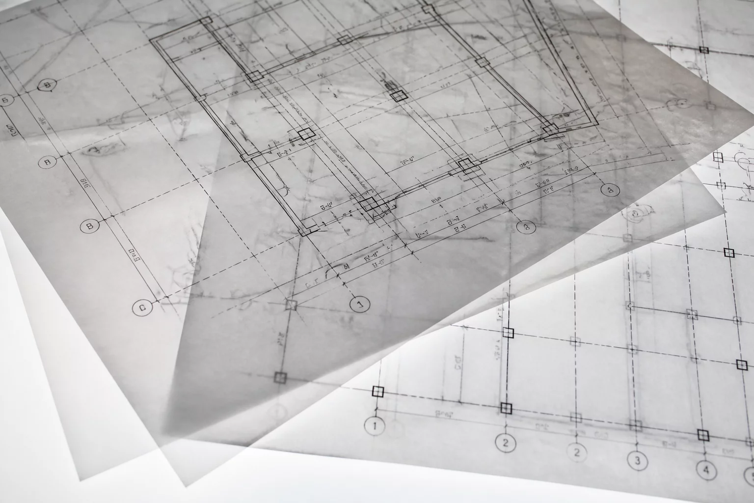 Structural and Architectural Grid Misalignment