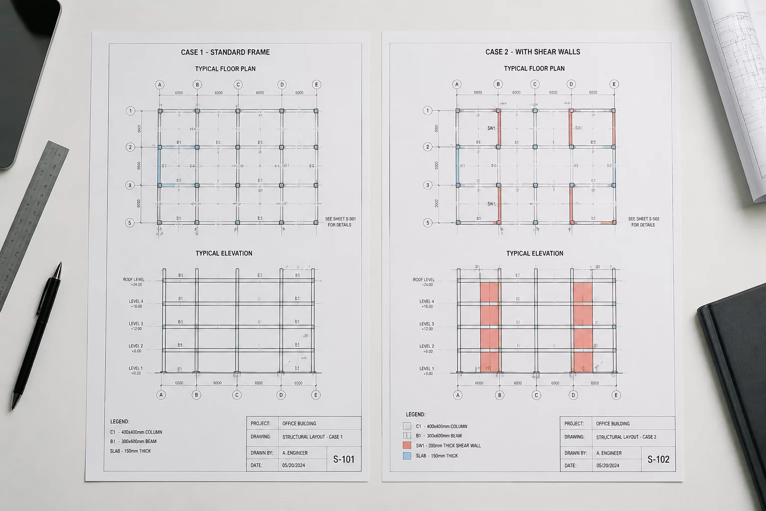 Two Sheets Described Different Conditions